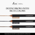 Sorme Cosmetics Waterproof Eyebrow Pencil (True Taupe) | Natural Defining Brow Liner With Brush | Smudge-Proof & Waterproof Eyebrow Makeup | Nourishing Eye Brow Pencil For All Skin Types