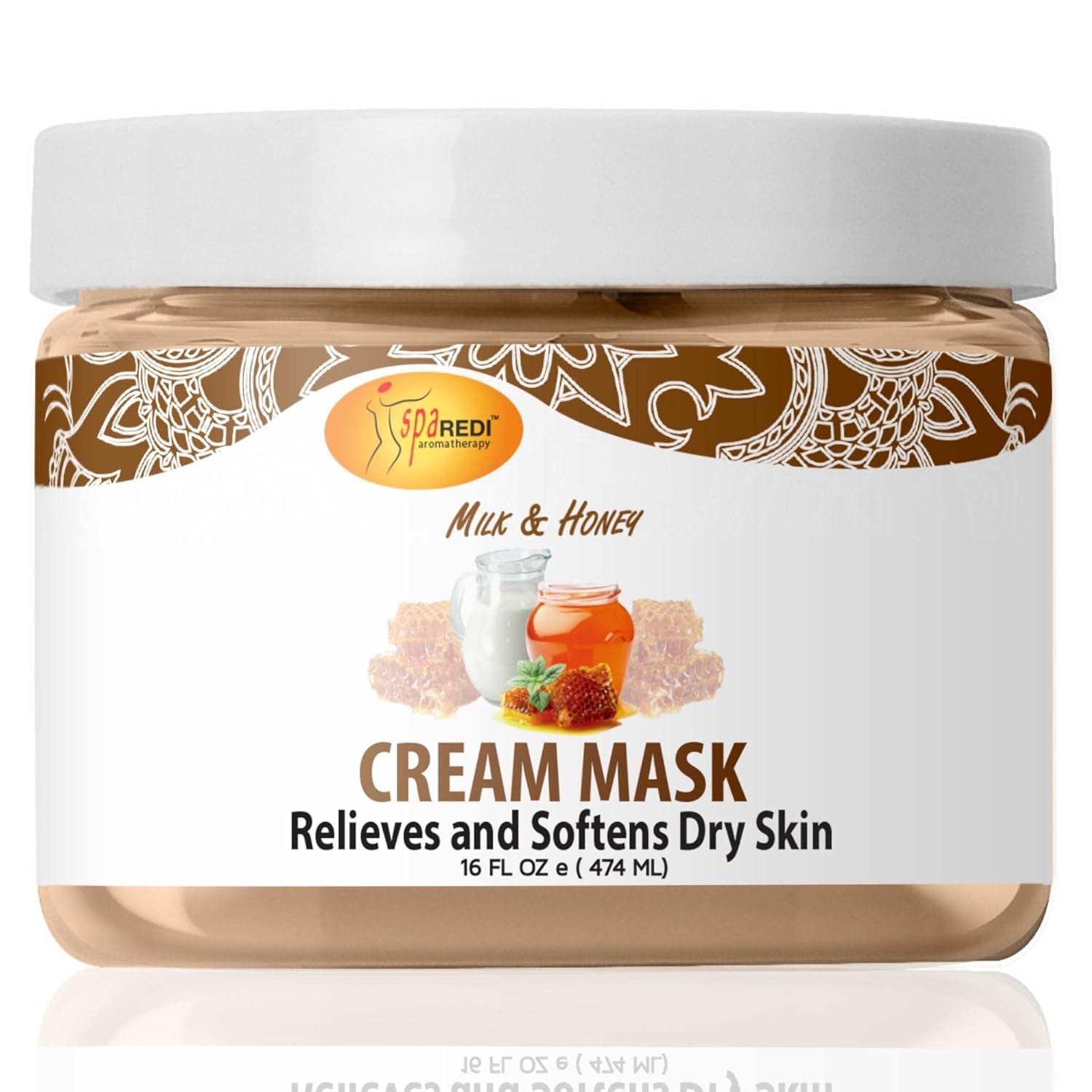 SPA REDI Professional Pedicure Mask, A Facial For The Feet Treatment to Deliver a Visible, Lasting Transformation of Cracked Heels and Justify Premium Prices 16 Oz