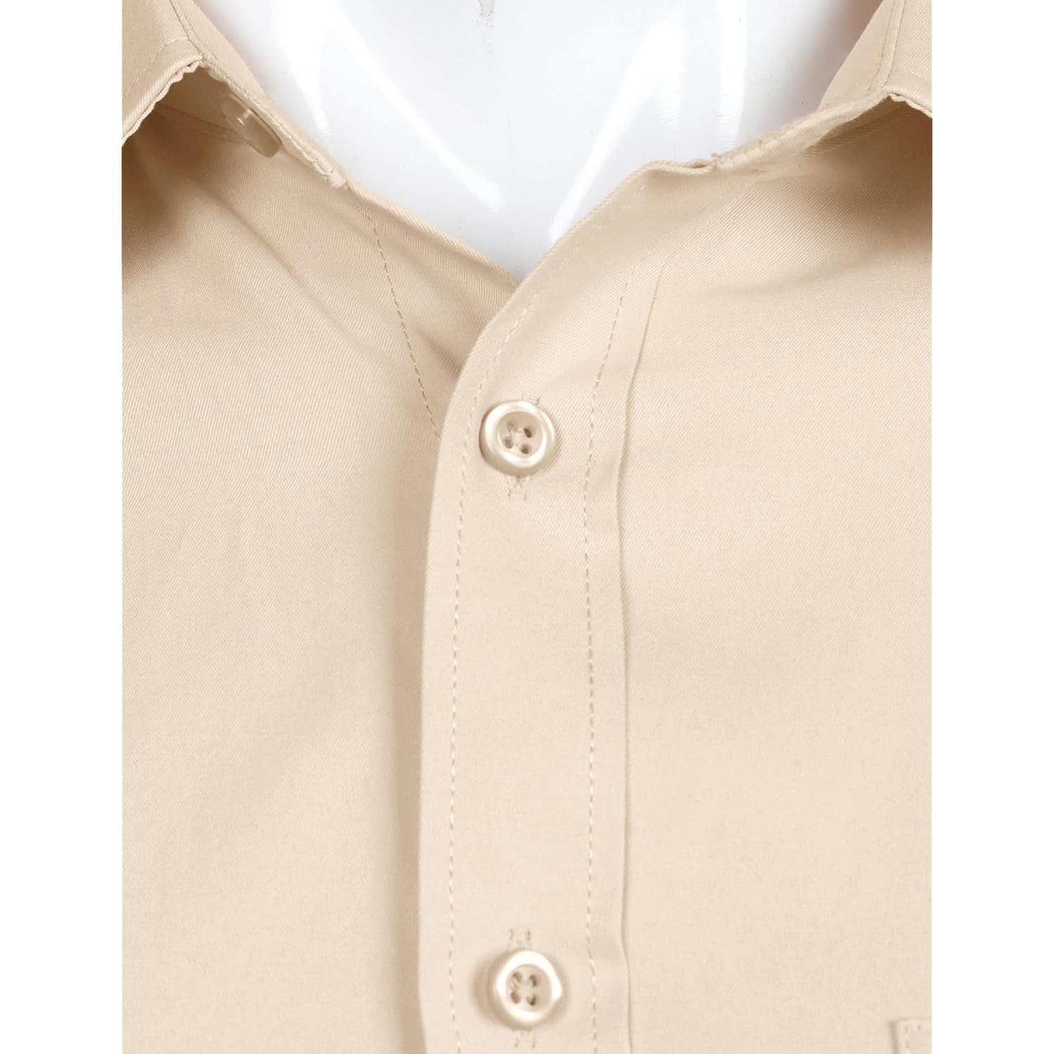 Zeroyaa Men'S Long Sleeve Dress Shirt Solid Slim Fit Casual Business Formal Button Up Shirts With Pocket