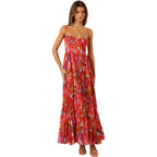 Petal & Pup Women'S Achanti Pleated Maxi Dress