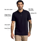 True Classic Novelty Polo Shirts For Men – Mens Polo Shirts Short Sleeve Cotton, Dry Fit Golf Shirt For Men