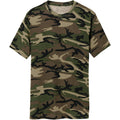 Justblanks Men'S Camouflage Tee Shirts - 100% Cotton Short-Sleeve T- Shirt - Military Camo Crewneck Shirt For Men