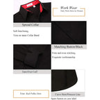 Alex Vando Womens Dress Shirts Wrinkle Free Regular Fit Long Sleeve Stretch Work Shirt