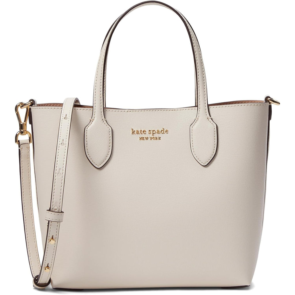 Kate Spade New York Medium Bleecker Saffiano Leather Crossbody, Parchment