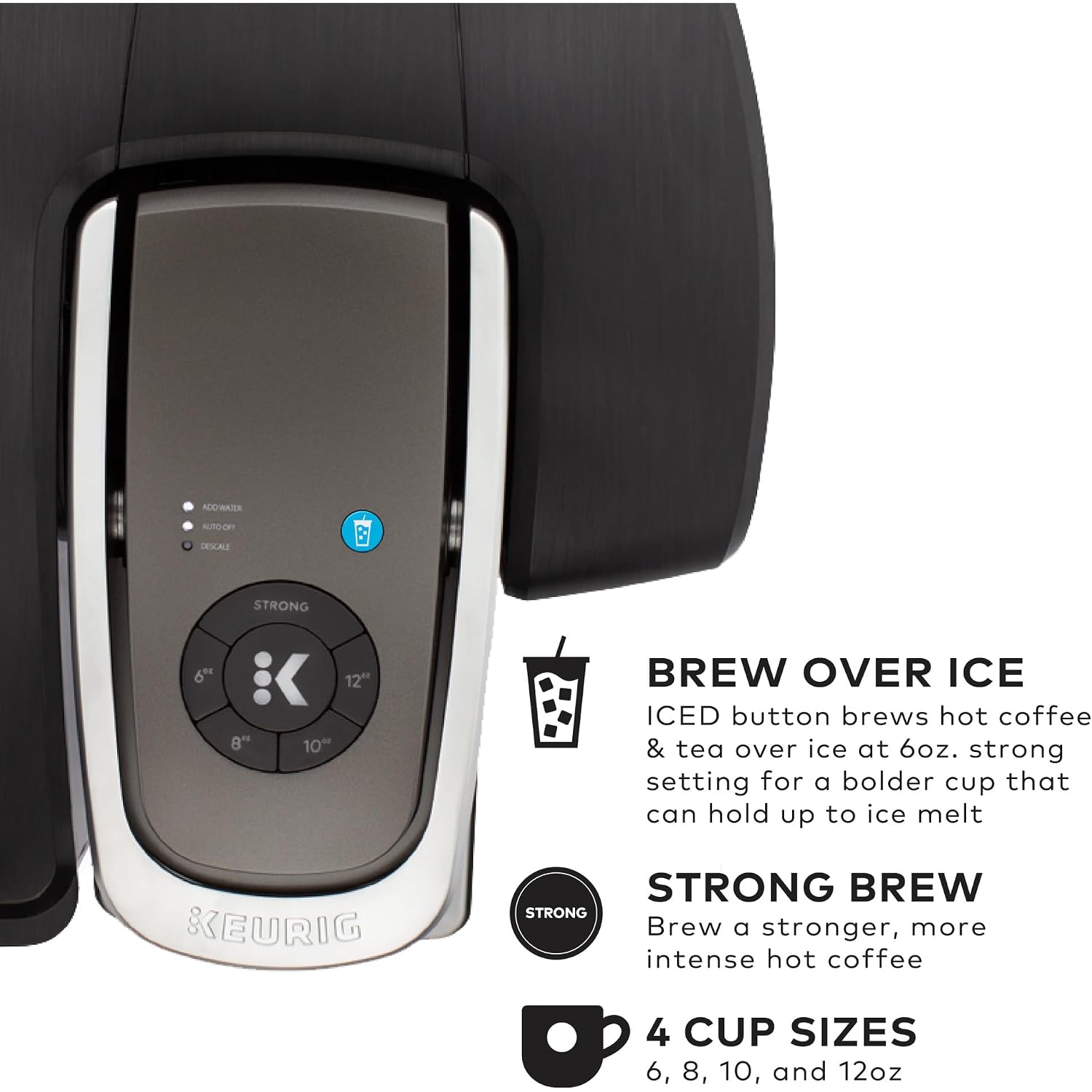 Keurig K-1550 Small Business Single Serve Coffee Maker, 96 Oz Water Reservoir, Black