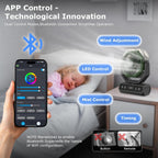 Portable Fan For Bedroom,40000Mah Rechargeable Desk Fan With Smart App Remote Control,Misting Fan With Rgb Lights,Timer,5 Speed Camping Fan For Travel,Tents,Beach,Office,Outdoor-Army Green