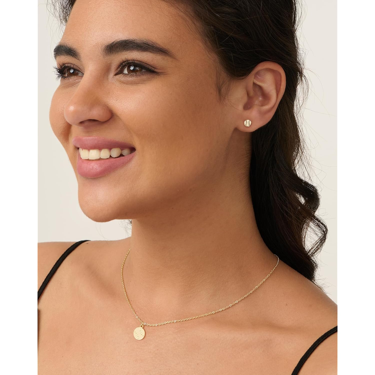 Flat Back Earrings- 14K Gold/White Gold Plated/Blck Tiny Bow Sun Moon Star Hammerhead Shark Dragon Cowboy Boot Palm Tree Softball Flatback Stud Earrings for Women Helix Jewelry