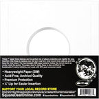 (100) Archival Quality Acid-Free Heavyweight Paper Inner Sleeves For 7" Vinyl Records #07Iw