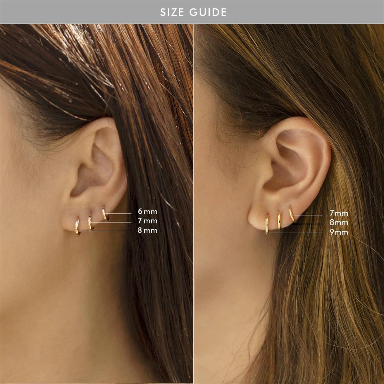 Small Gold Hoop Earrings Lightweight: Hinged Huggie Hoop Earrings for Lobe Cartilage Helix Tiny Hoops Earrings in Silver Black for Women Men
