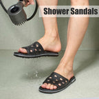Finleeo Shower Sandals With Drainage Holes - Quick Drying Bathroom & Gym Slippers For Men And Women