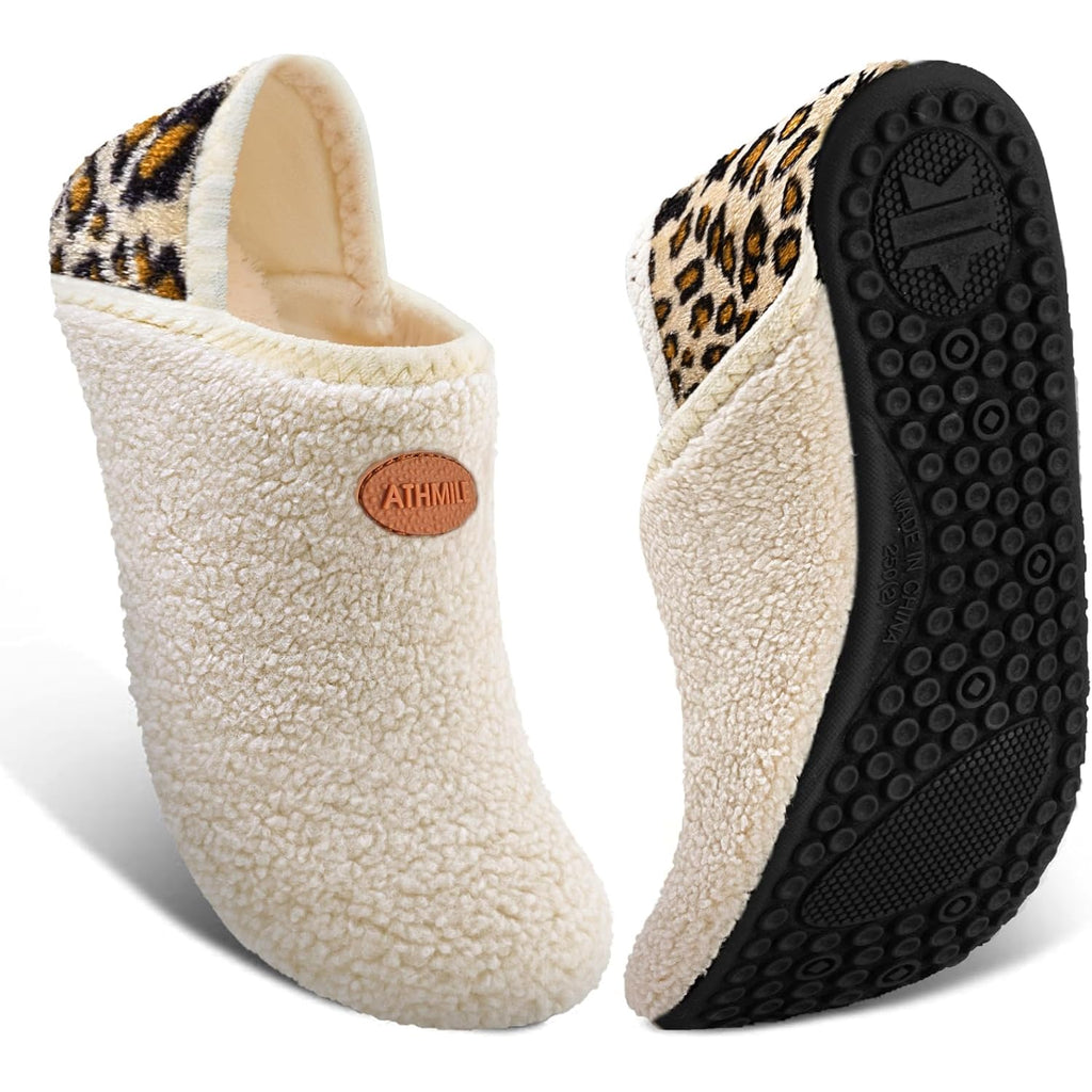 House Slippers For Women Men Indoor Barefoot Slippers Socks Furry Slip On House Shoes Cozy Comfy For Home Bedroom Travel Yoga