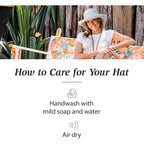Wallaroo Hat Company Women's Sydney Sun Hat - UPF 30+ Sun Protection, Packable, Adjustable - Beach, Travel, Wide Brim Seafoam