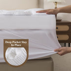 Whatsbedding 5 Inch Memory Foam Mattress Topper (Queen, 60X80),Deep Pocket