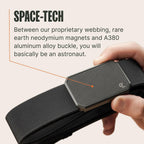 Groove Life Groove Belt Og - Men'S Work Belt - Stretch Nylon, Magnetic Buckle, Adjustable, Comfortable, Tactical, Edc