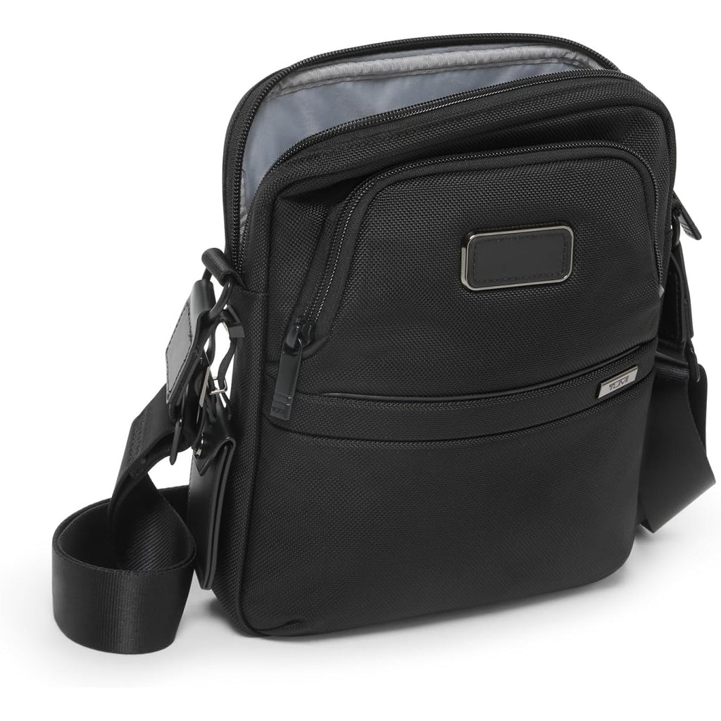 Tumi - Alpha Medium Crossbody - Men'S And Women'S Everyday Crossbody Bag - Adjustable Shoulder Strap - For Business & Travel - Midnight Black