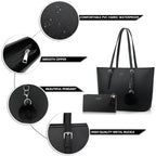 Tantomi Tote Bags For Women, Handbags And Womens Purses Shoulder Purse Set For Travel Work