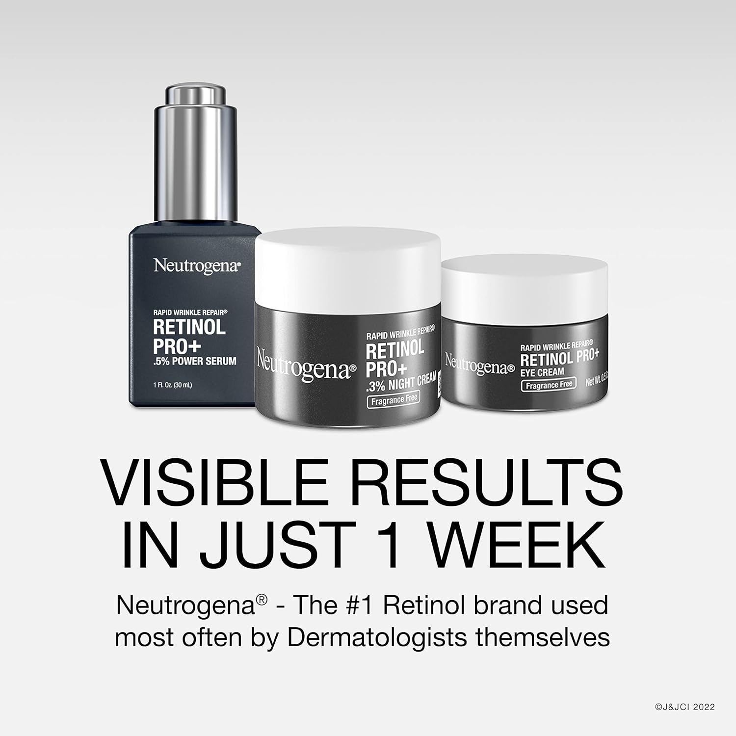 Neutrogena Rapid Wrinkle Repair Retinol Pro+ Anti-Wrinkle Eye Cream, Targeted Eye Cream For Wrinkles & Dark Circles, Formulated Without Fragrance, Dyes, Phthalates, And Parabens, 0.5 Oz