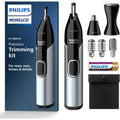 Norelco Philips Nose Trimmer 5000 for Nose, Ears, Eyebrows Trimming Kit, NT5600/62