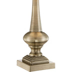 Larson 19" Small Table Lamps Set Of 2 Gold Touch Antique Brass Modern | Traditional Metal Bedroom Living Room House Bedside Nightstand Office Family Home White Bell Shade