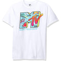 Mtv Men’S Retro Logo T-Shirt - Officially Licensed Short Sleeve Graphic Tee, Adult Unisex Fit