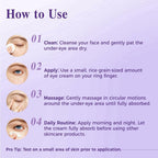 Retinol Under Eye Serum With Caffeine & Collagen, For Puffy Eye Bags & Dark Circles, Fine Lines & Wrinkles, Dermatologist-Tested, Fast-Absorbing & Moisturizing Eye Serum