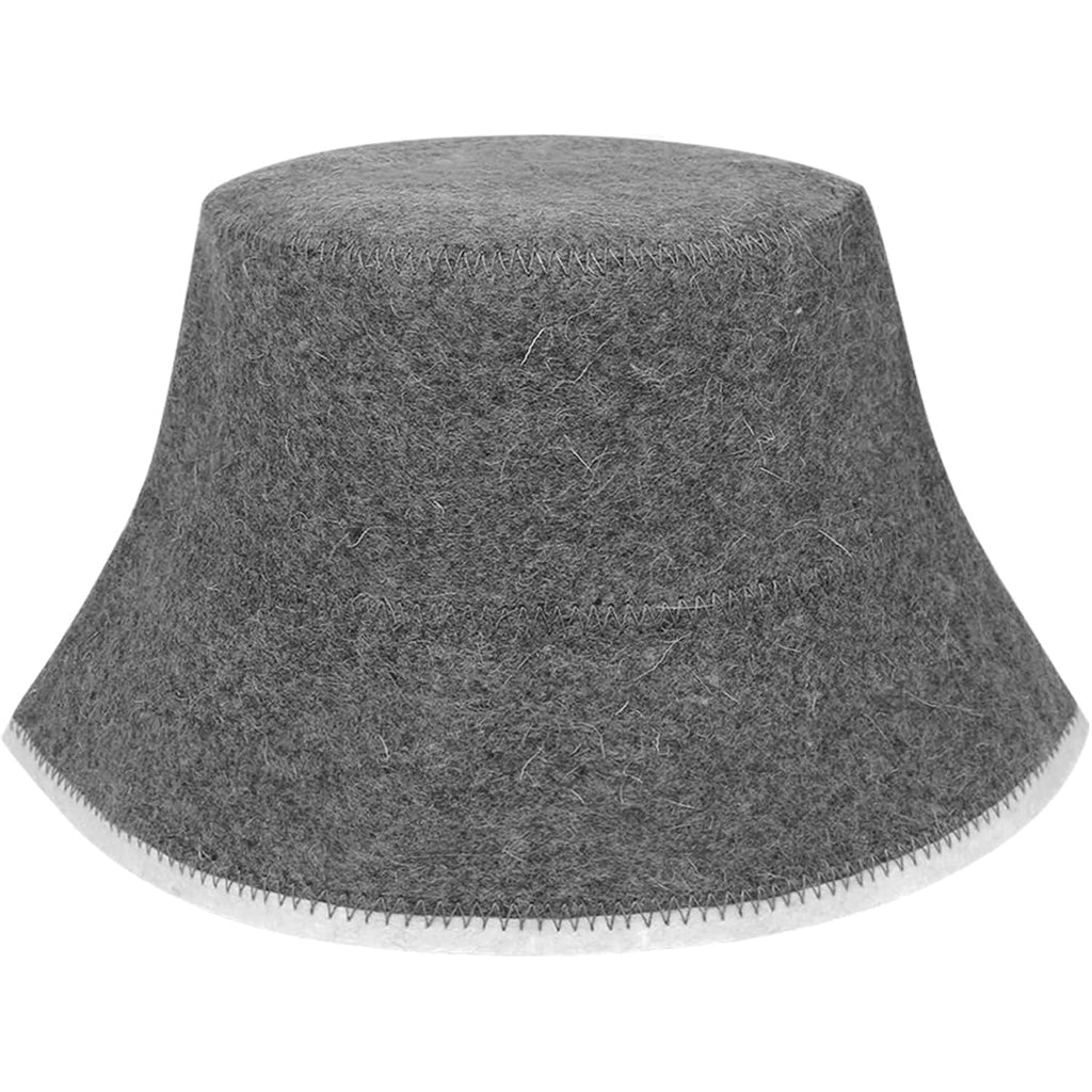 Sauna Hat For Women And Men, Natural Wool Felt Sauna Cap, Sauna Bucket Hat