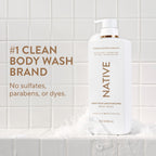 Native Cocoa Butter & Vanilla Scent 24-Hour Moisturizing Bodywash For Women & Men, Clean & Gentle, For Dry Or Sensitive Skin, Keeps Skin Healthy & Smooth, Free Of Sulfates, Cruelty-Free, 22 Oz