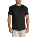 Bylt Mens Drop-Cut Men'S T Shirt, Slim Fit Plain Tshirts For Men, Drop Cut Basic Crewneck Tee, Wrinkle Resistant, Stretch Fit