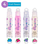 12Pc Fruit Flavored Lip Gloss Necklace Set - Non-Toxic Wearable Lip Gloss | Fun Party Favors For Teen Girls & Kids. Lip Gloss Necklace Gift Set For Girls & Best Friends - Fun