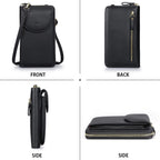 S-Zone Small Crossbody Bags For Women Cell Phone Purse Rfid Blocking Wallet Purses With Credit Card Slots