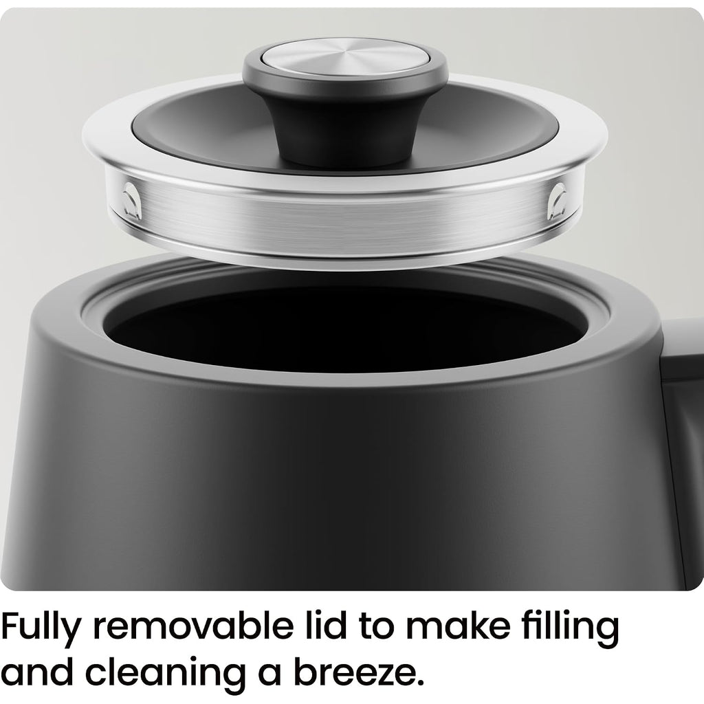 Chefman Gooseneck Electric Kettle, 0.8L Pour Over Tea Kettle For Coffee And Tea, One-Touch Operation, Boil-Dry Protection, Auto Shut-Off, Ultra-Fast Hot Water Boiler – Black