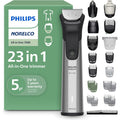 Norelco Philips All-in-One Series 7000 23-Piece Trimmer - Electric Shaver and Clipper for Face, Beard, Head & Body, Self-Sharpening Titanium Blades, 26 Length Settings (0.5-16 mm), MG7970/49