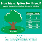 Miracle-Gro Tree & Shrub Plant Food Spikes, 12 Spikes | For Deciduous, Flowering And Evergreen Trees, Hydrangeas, And Acid-Loving Plants