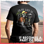 Salty Bones On My Way To Making Bad Decisions T-Shirt, 100% Ringspun Cotton, Classic Fit,Printed In Usa