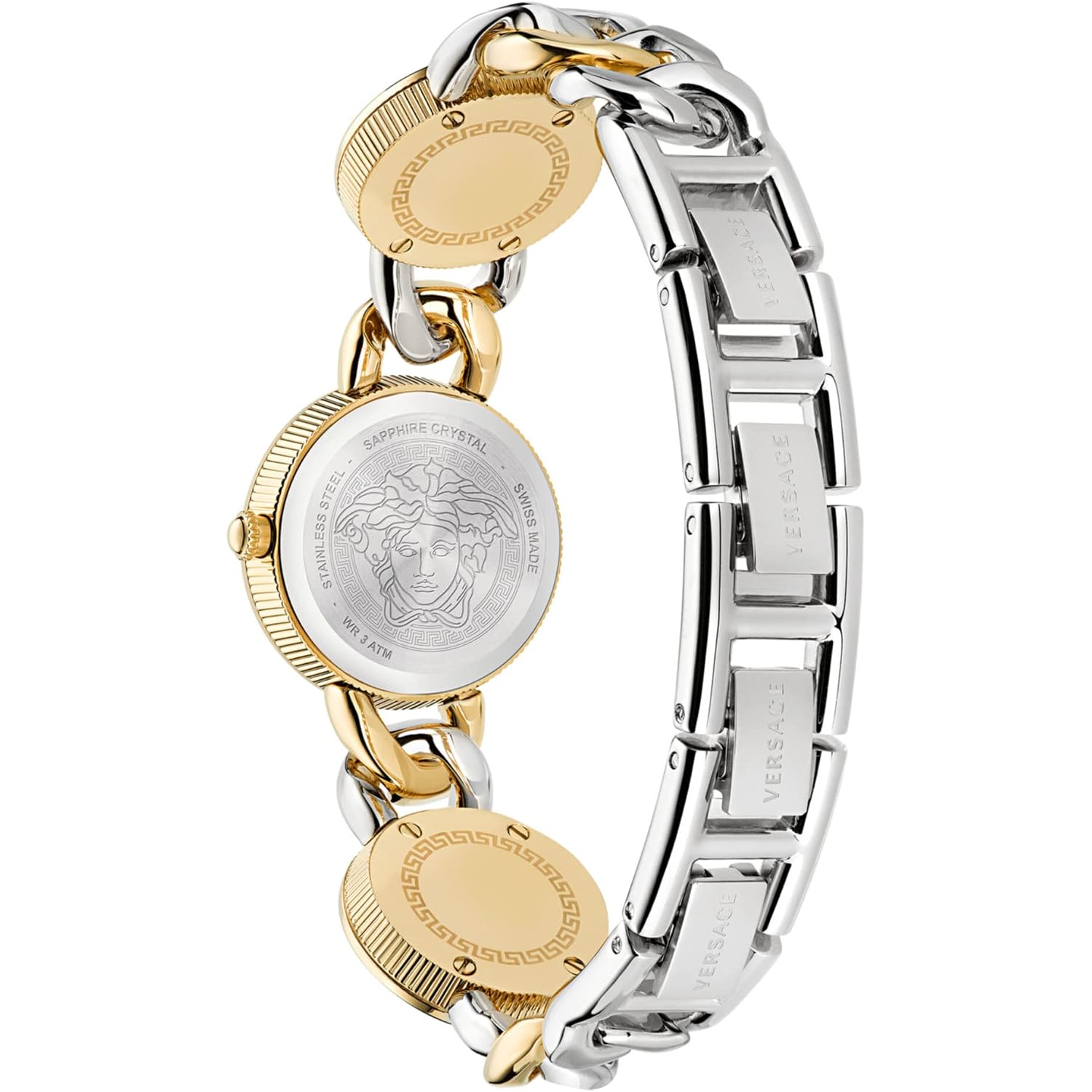 Versace Stud Icon Collection Luxury Womens Watch Timepiece