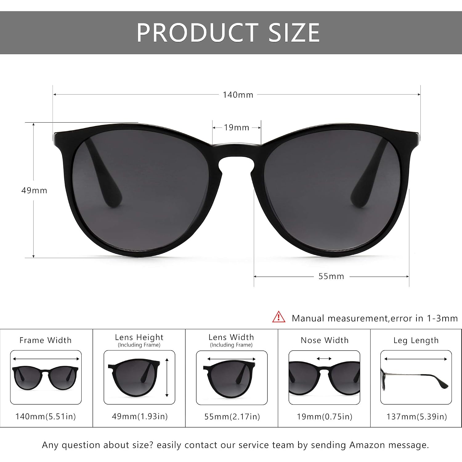 SUNGAIT Premium Vintage Round Sunglasses for Women Men Classic Retro Trendy Style 3 Pack (Polarized): Matte Black/Gray+glossy Pink Brown/Light-brown+matte Amber/Gray