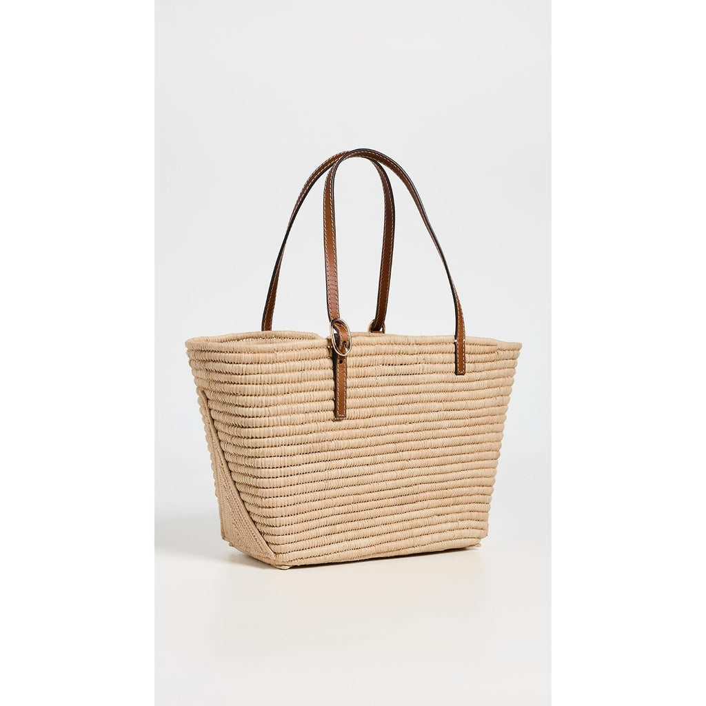 Tory Burch Women'S Ella Structured Straw Small Tote