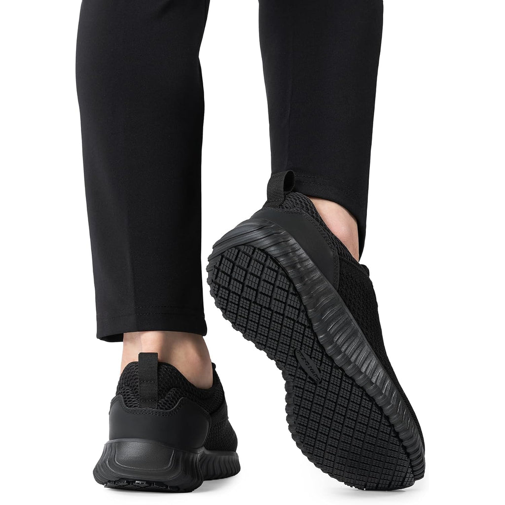 Bruno Marc Women'S Non Slip Work Shoes Walking Black & Lightweight Food Service Chef Kitchen Restaurant Resistant Sneakers