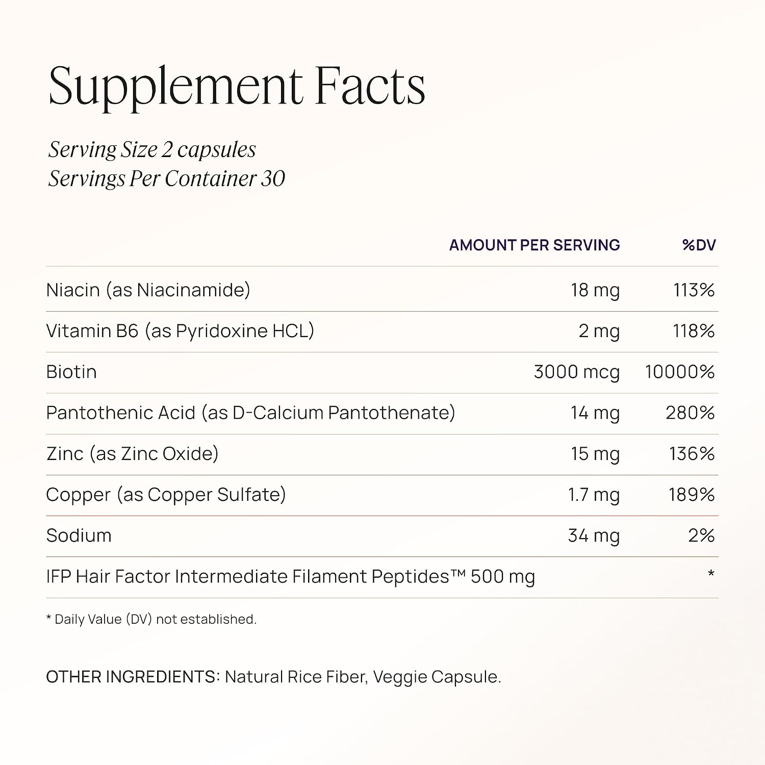 Women'S Hair Growth Peptides, Doctor Recommended, Follicle Fortifying Biotechnology, Clinically Shown To Reduce Hair Loss