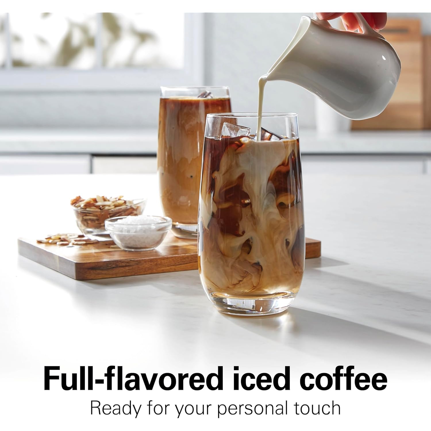 Hamilton Beach 2-Way 12 Cup Programmable Drip Hot and Iced Coffee Maker & Single Serve Coffee Machine, AquaFlow Showerhead, Glass Carafe, Auto Pause and Pour, Black (47500J)