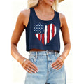 Womens Summer Crop Tops Casual Loose Cropped Tank Top Sleeveless Basic Tee Cotton Workout Athletic Yoga Shirt