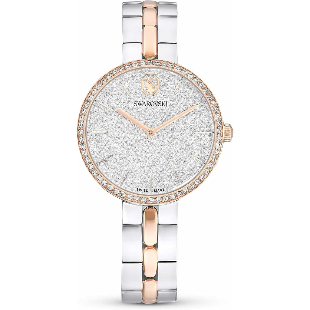 Swarovski Cosmopolitan Watch, Swiss Made, Metal Bracelet, Silver Tone, Mixed Metal Finish