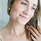 Benevolence LA Mama Necklace, Gold Dipped Fashion Jewelry | Gifts for New Mom | Gold Mom Necklace | Birthday Gifts | Travel Accessories for Women, Designed in California