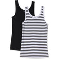 Amazon Essentials Women's Slim-Fit Ribbed Scoop Neck Tank Tops
