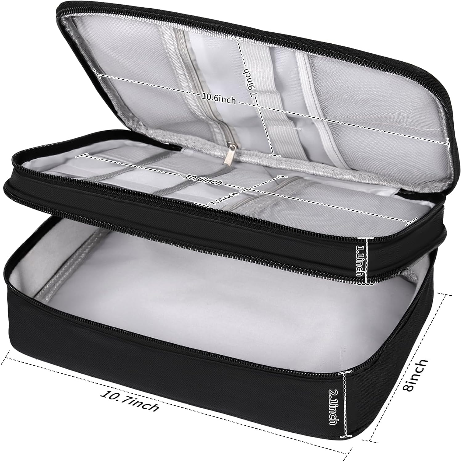 Barber Case Barber Tool Bags Barber Clipper Bag Barber Cases For Clippers And Supplies Professional Barber Accessories Kit Hair Cutting Scissors Storage Bag Shaving Kits (Black)