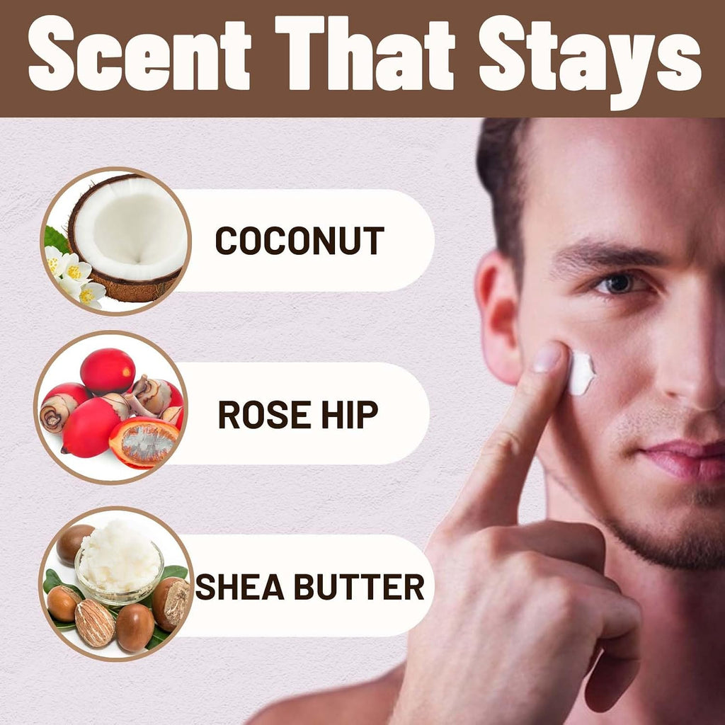 Body Butter, Penrose Skin Body Butter For Men, Scents Body Cream With Shea Butter, Cocoa Butter & Coconut Oil, Hydration That Hits & Long-Lasting Scent & Non-Greasy (1 Pcs)