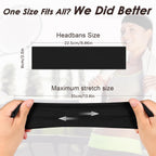 Headbands For Women, 8Pcs Stretchy Non Slip Soft Cotton Cloth Hair Bands For Sports, Workout, Yoga And Running