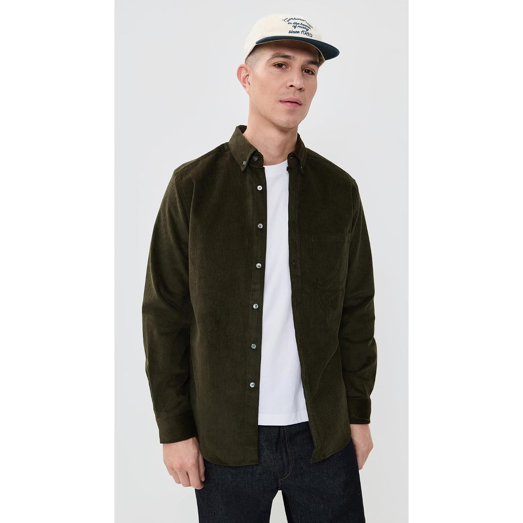 Portuguese Flannel Men'S Lobo 2.0 Corduroy Button Down Shirt