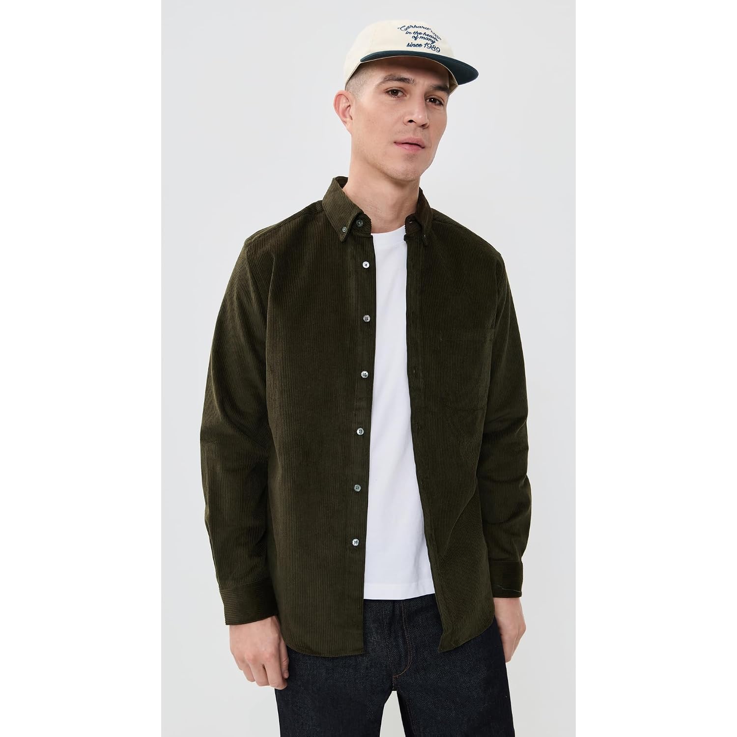Portuguese Flannel Men'S Lobo 2.0 Corduroy Button Down Shirt