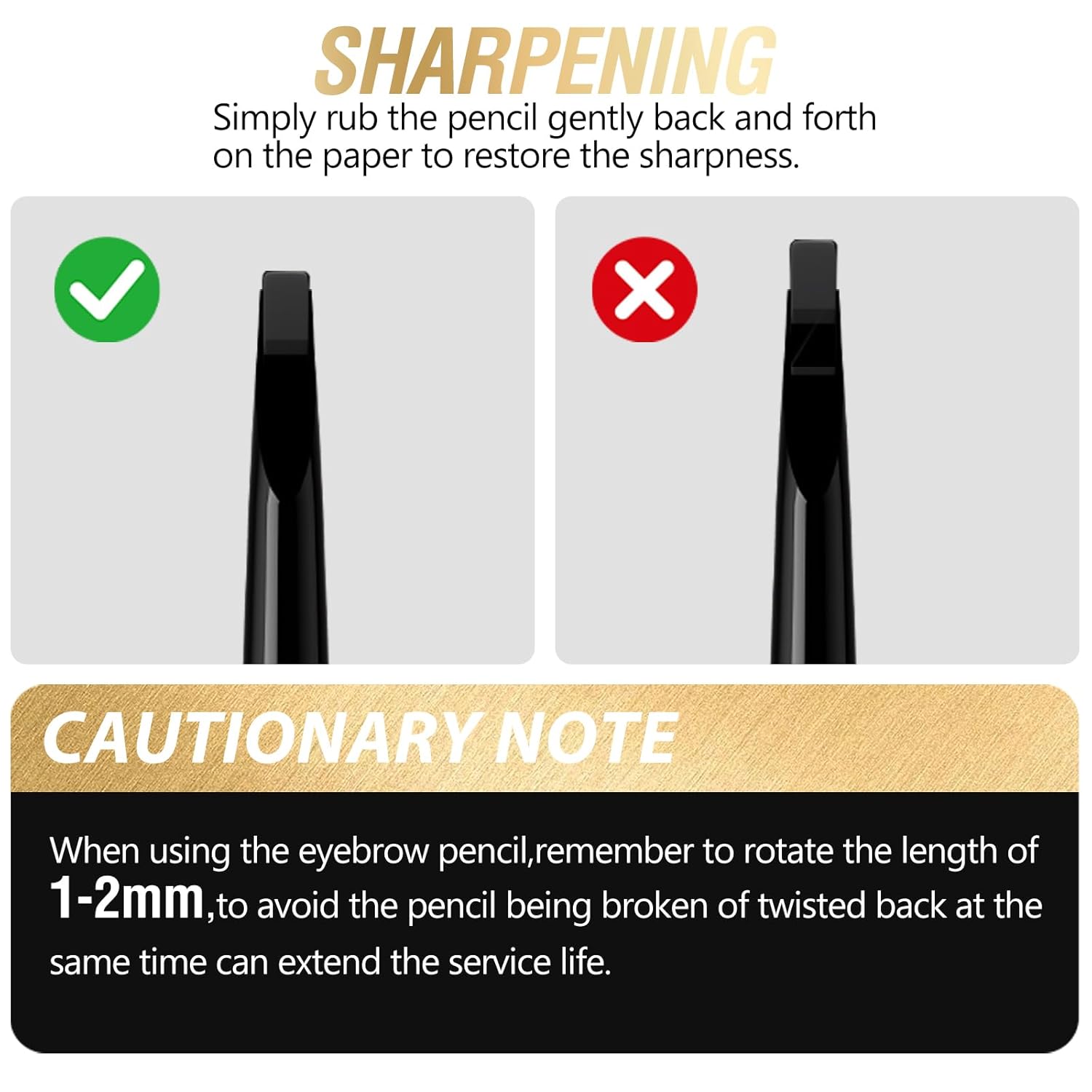 LANGMANNI Dual-Ended Eyebrow Pencil & Spoolie Brush | Ultra-Fine Tip Sculpting Pencil with Blending Brush For Natural Hair-Like Strokes & Groomed Brows (#03 Black)